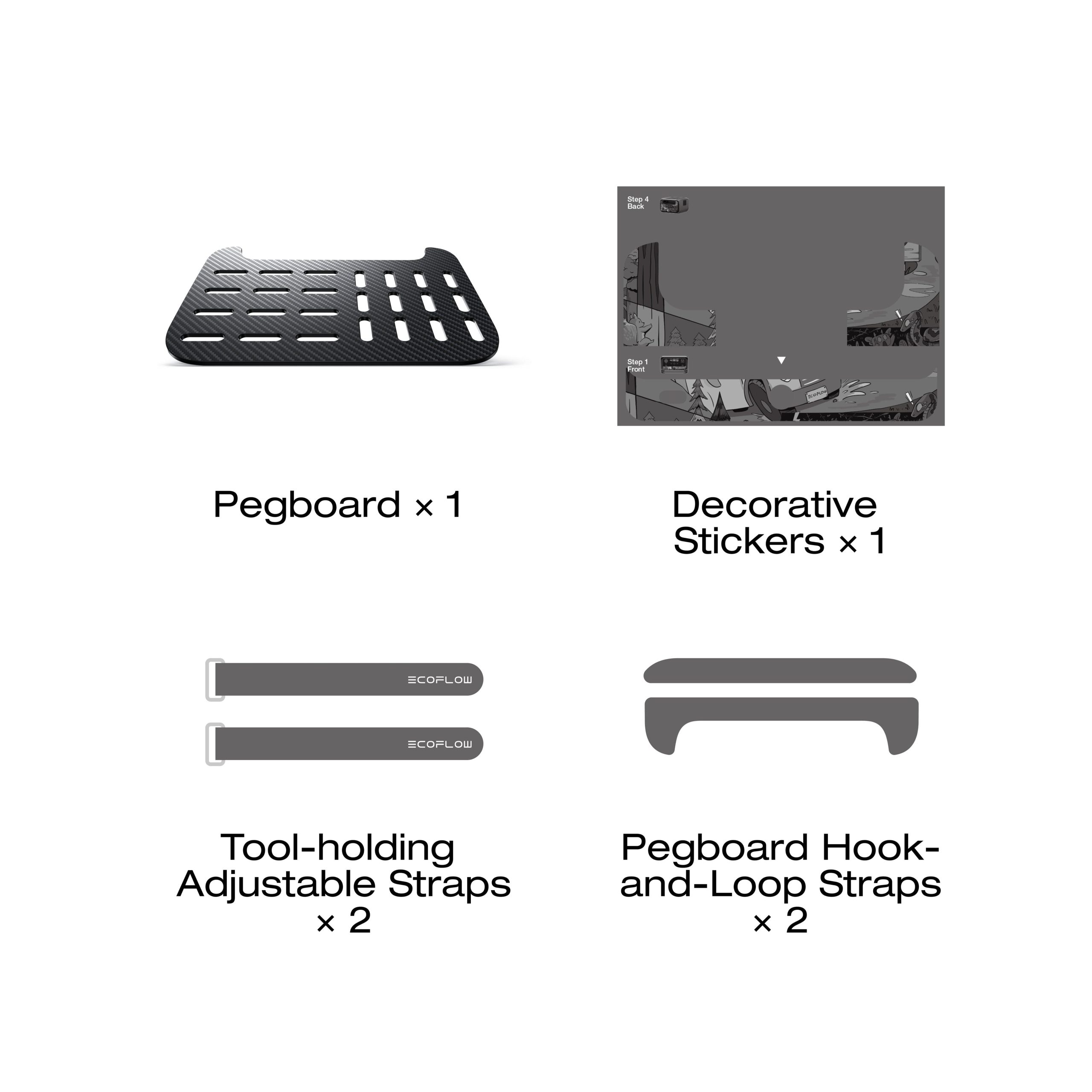 EcoFlow RIVER 3 Plus Tool Pegboard - Image 2